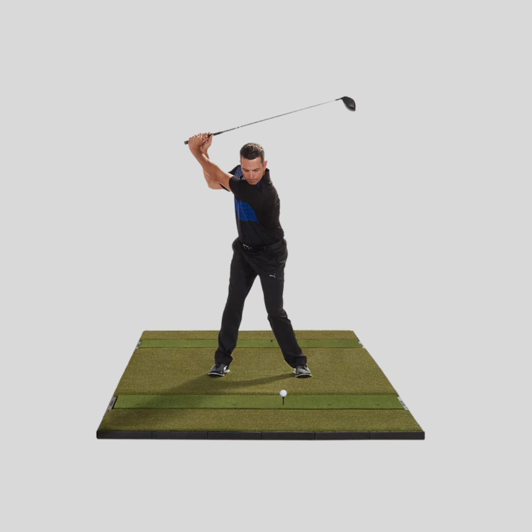 Fiberbuilt Grass Series Studio Golf Mat - Double Hitting - 10'x6'