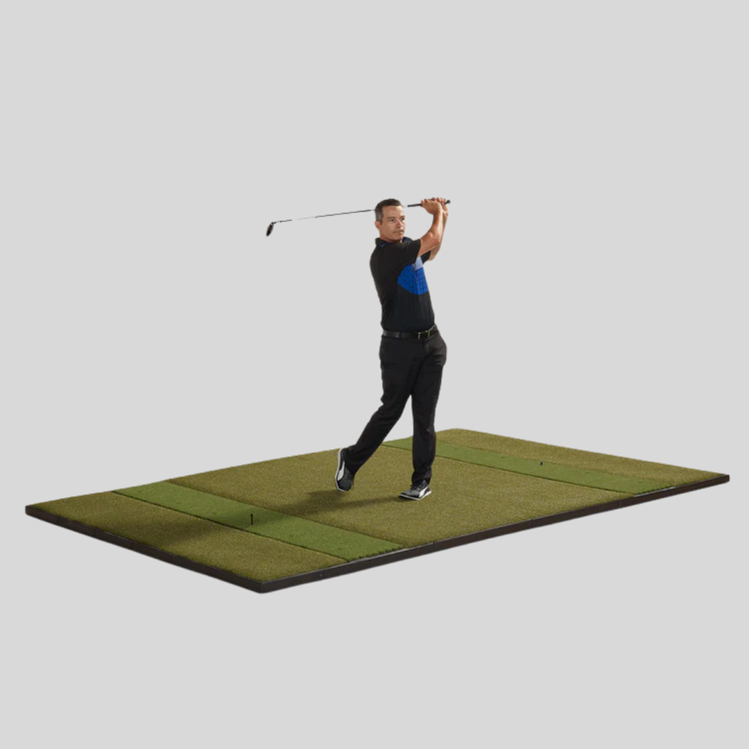 Fiberbuilt Grass Series Studio Golf Mat - Double Hitting - 10'x6'