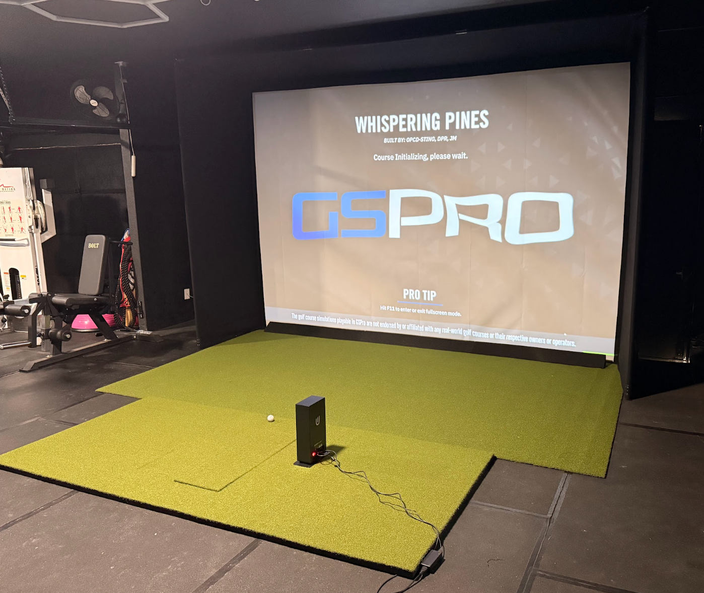 Golf Simulator Enclosure Kit