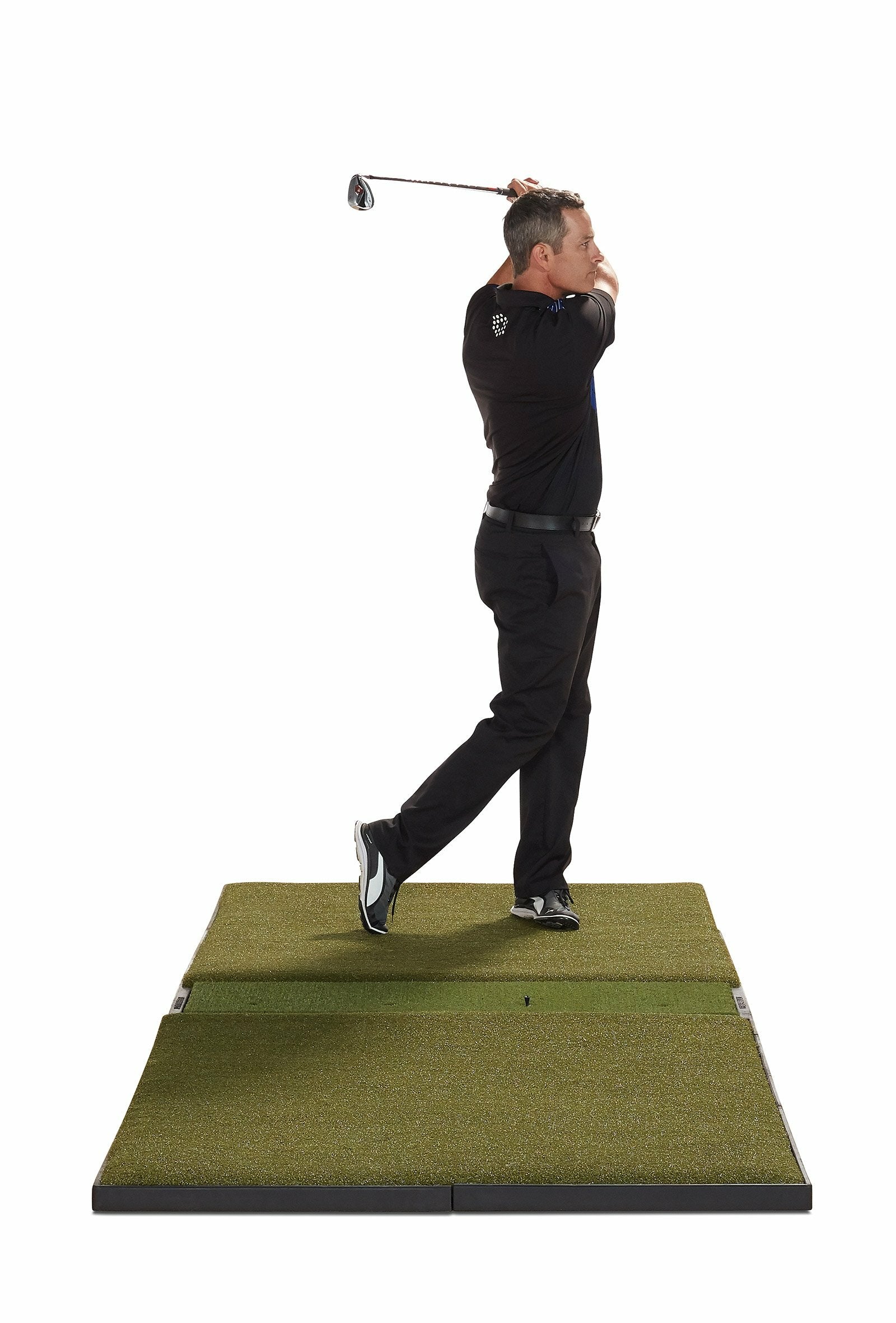 Fiberbuilt Studio Golf Mat, Center Hitting, 9' x 4'