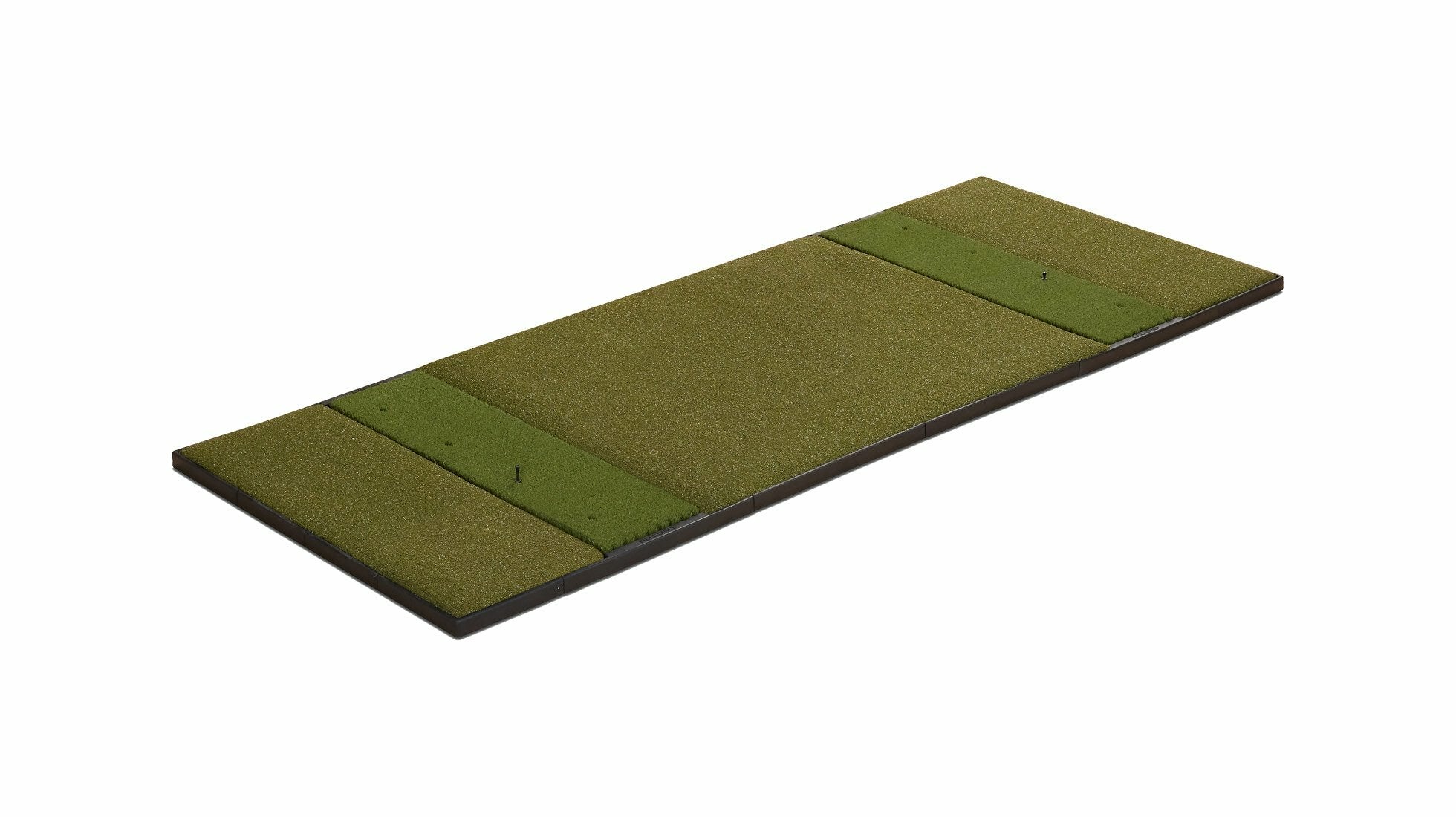 FIBERBUILT GRASS SERIES STUDIO GOLF MAT - DOUBLE HITTING - 10'X4'