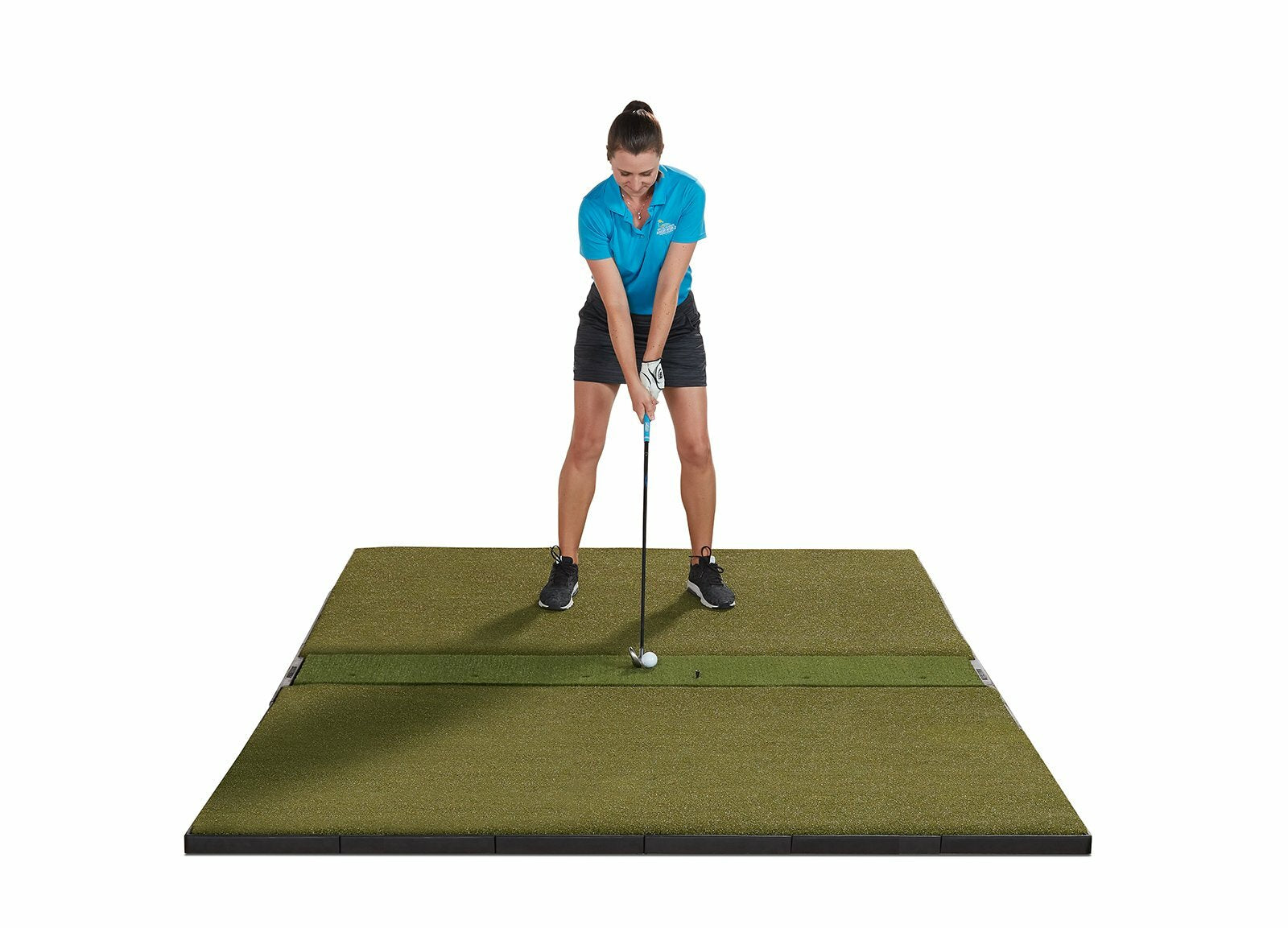 Fiberbuilt Studio Golf Mat, Center Hitting, 9' x 6'
