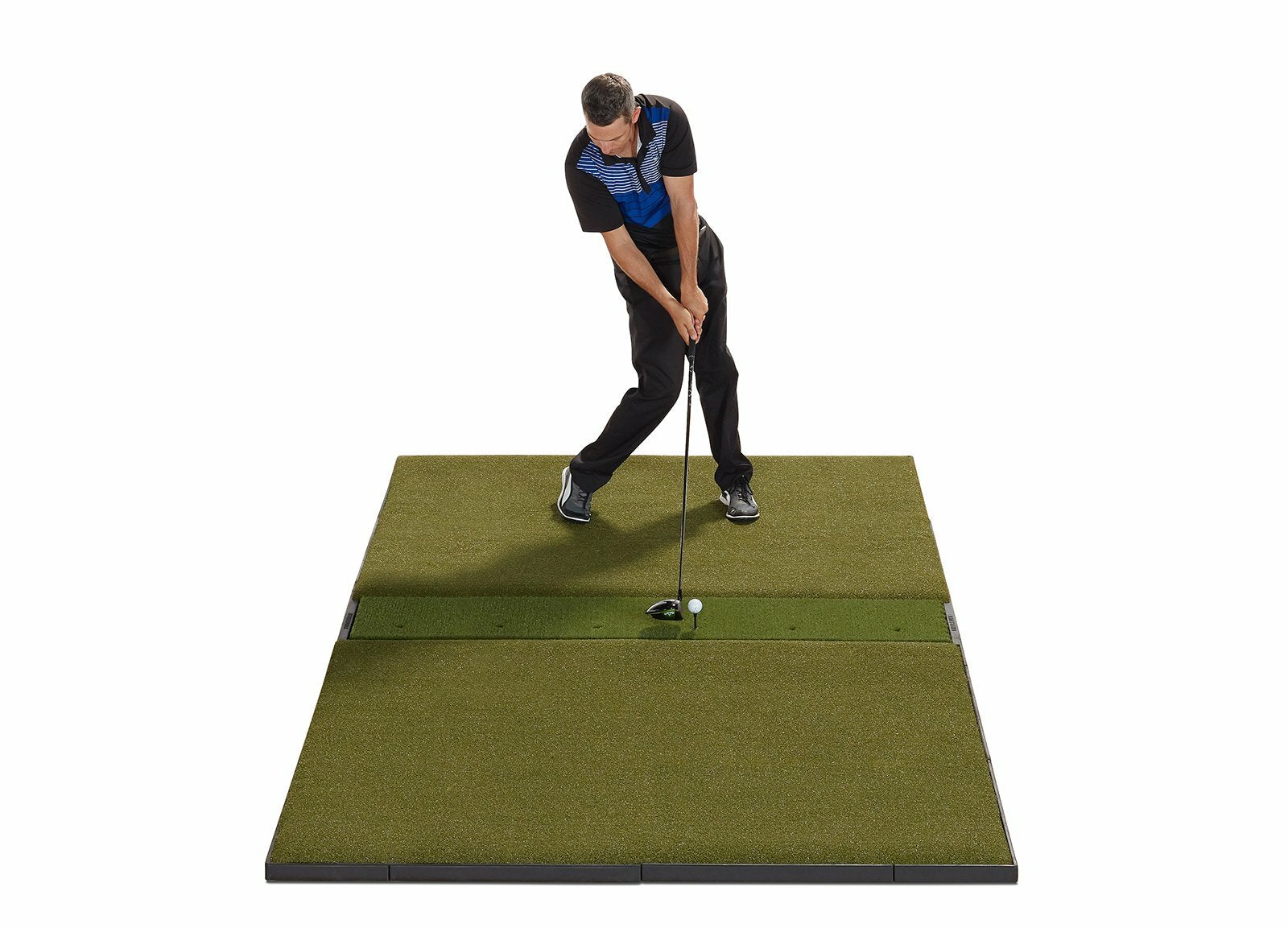 Fiberbuilt Studio Golf Mat, Center Hitting, 9' x 6'