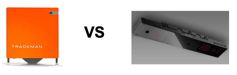 Uneekor EYE XO2 vs Trackman 4 launch monitor comparison