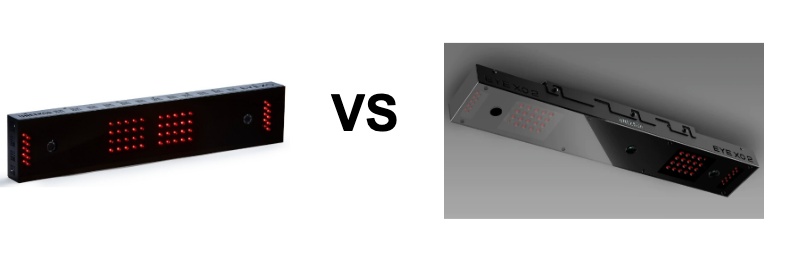 Uneekor EYE XO vs EYE XO2 ceiling launch monitor comparison
