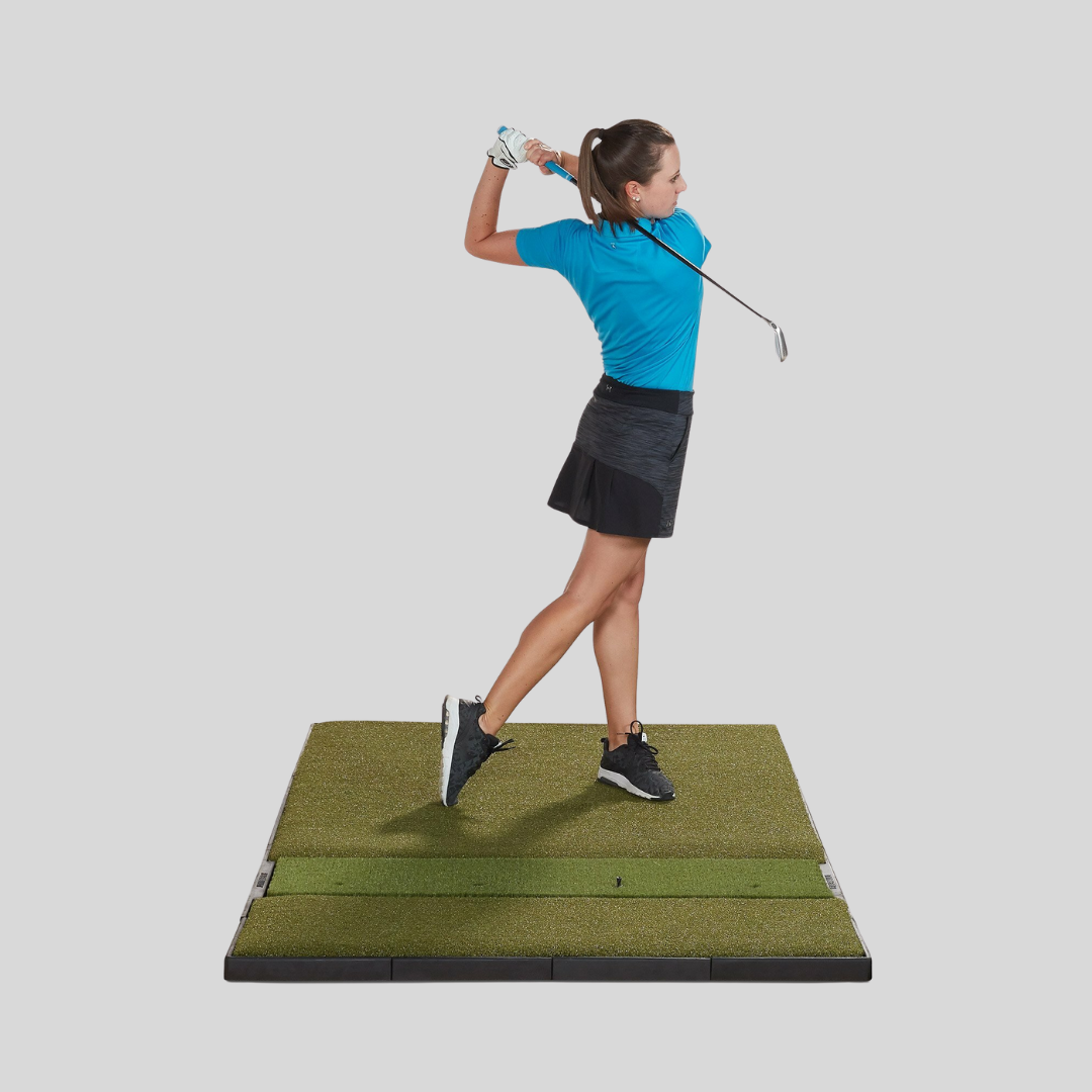 Fiberbuilt Studio Golf Mat, Single Hitting, 7' x 4'