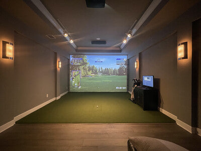 Built In Simulator Screen Kit (Foam Included; 5ft back  all the way around the screen) (13' wide x 10ft tall)