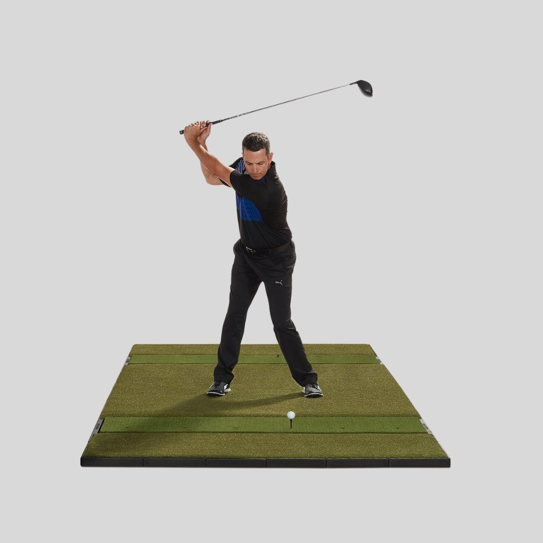 Fiberbuilt Studio Golf Mat, Center Stance, 10' x 6'