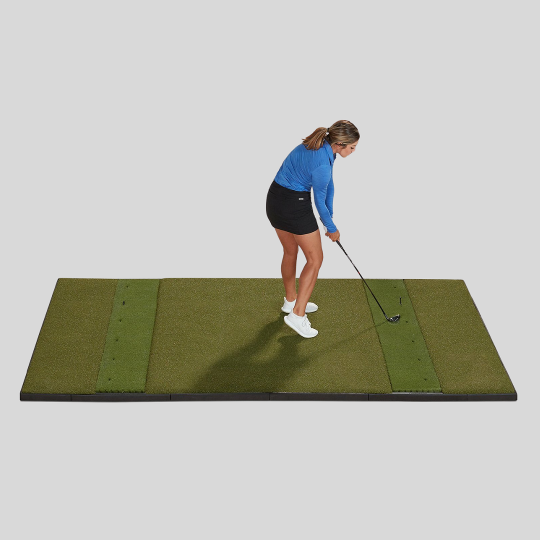 Fiberbuilt Studio Golf Mat, Center Stance, 10' x 6'