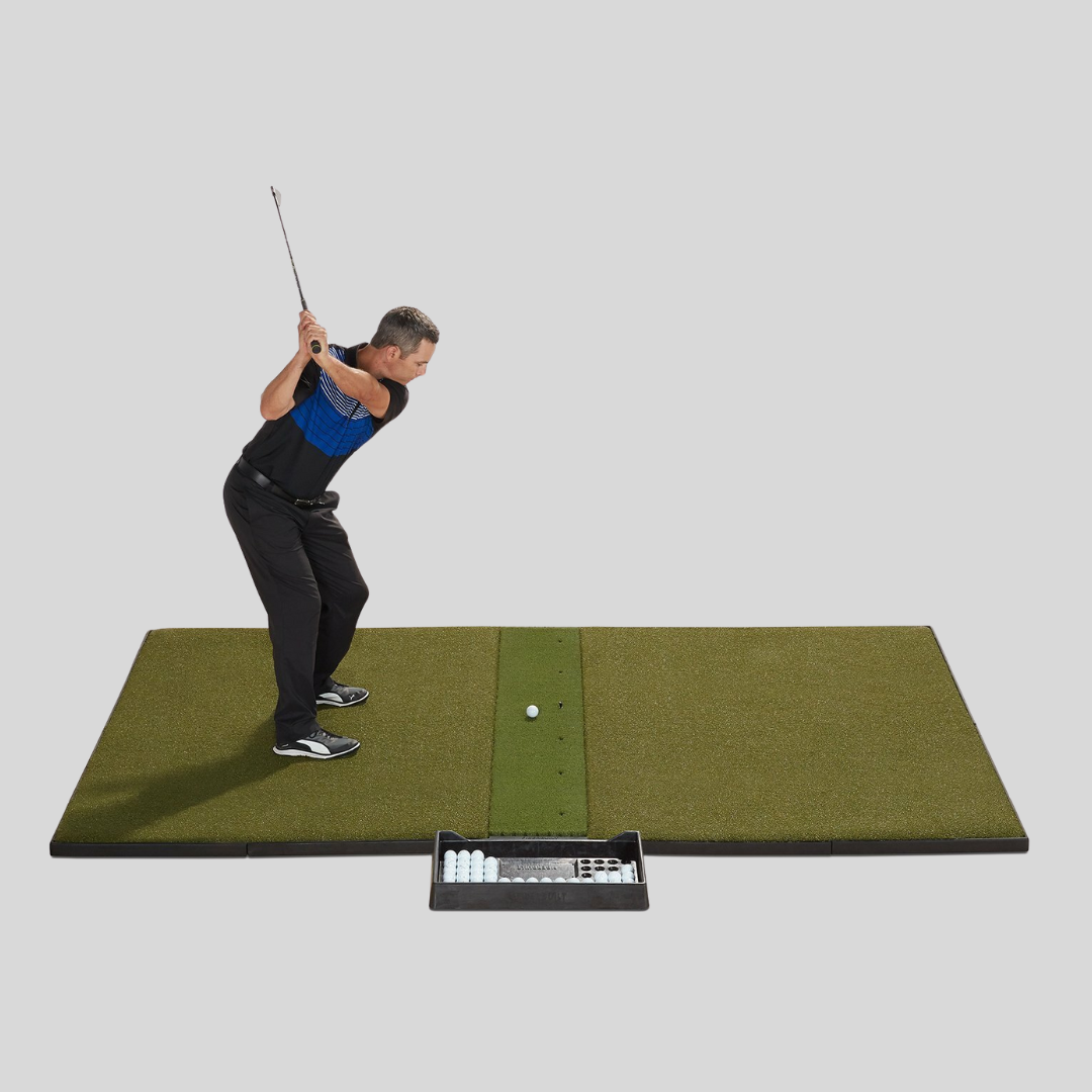 Fiberbuilt Studio Golf Mat, Center Hitting, 9' x 6'