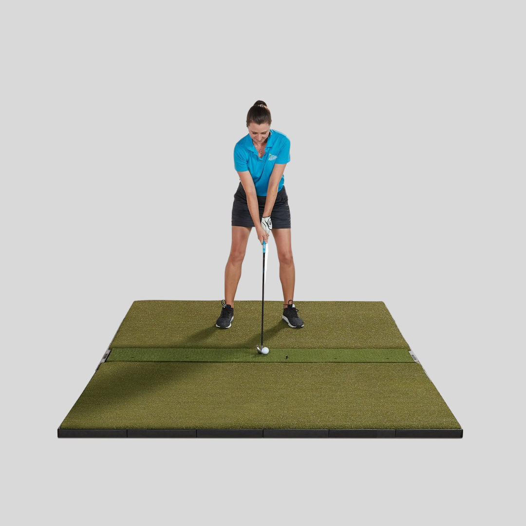 Fiberbuilt Studio Golf Mat, Center Hitting, 9' x 6'