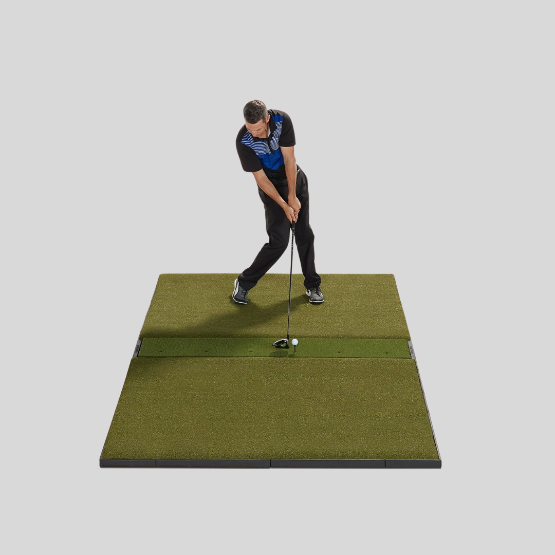 Fiberbuilt Studio Golf Mat, Center Hitting, 9' x 6'