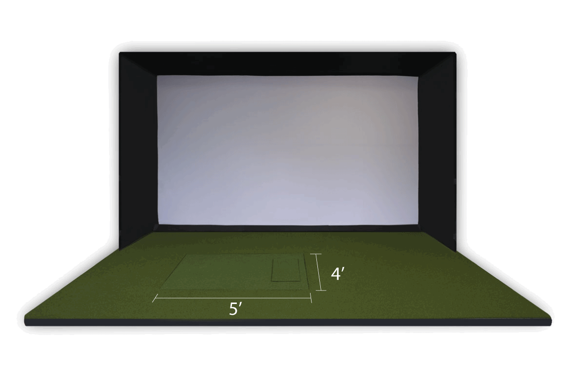 4x5' Holy Grail Hitting Mat - Single-sided for RH or LH play