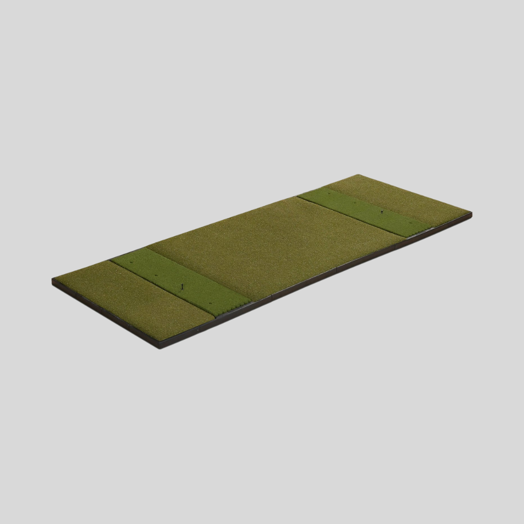 FIBERBUILT GRASS SERIES STUDIO GOLF MAT - DOUBLE HITTING - 10'X4'