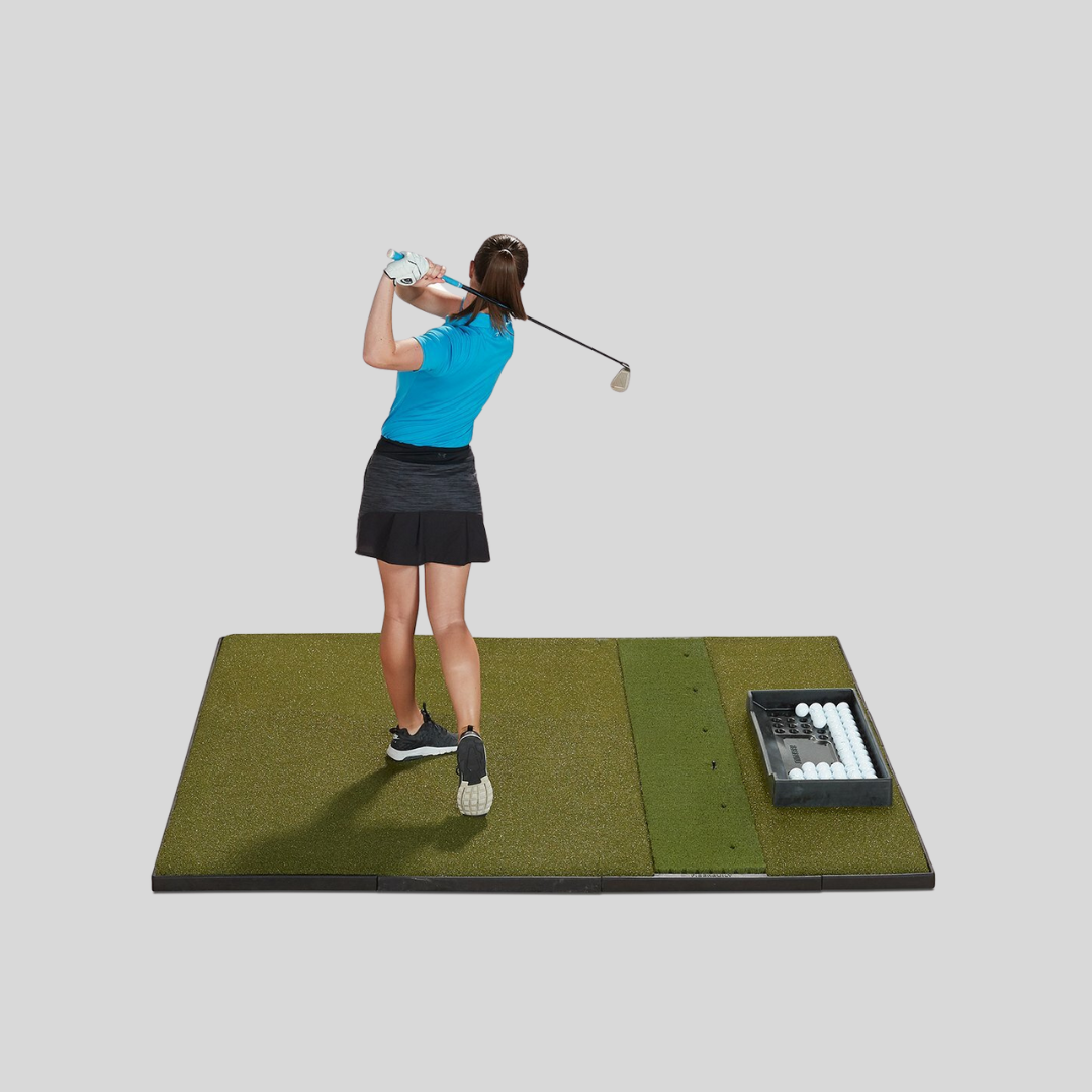 Fiberbuilt Studio Golf Mat, Single Hitting, 7' x 6'