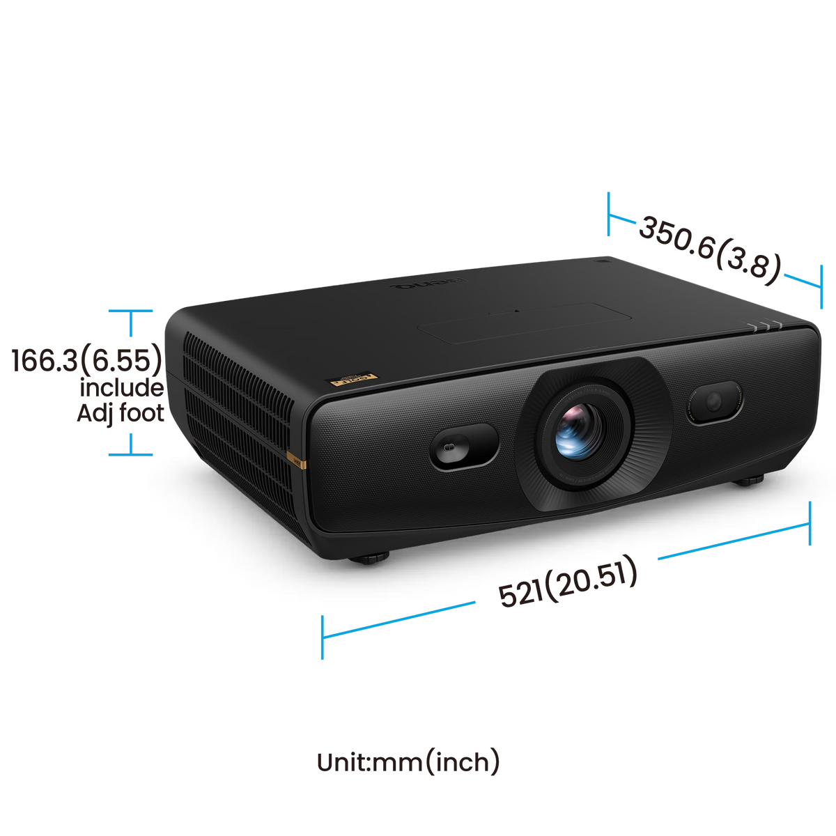 BenQ AK900ST 6000-Lumen 4K Short Throw Laser Golf Simulator Projector