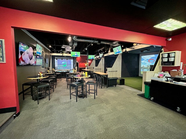 Commercial golf simulator build by Gungho Golf