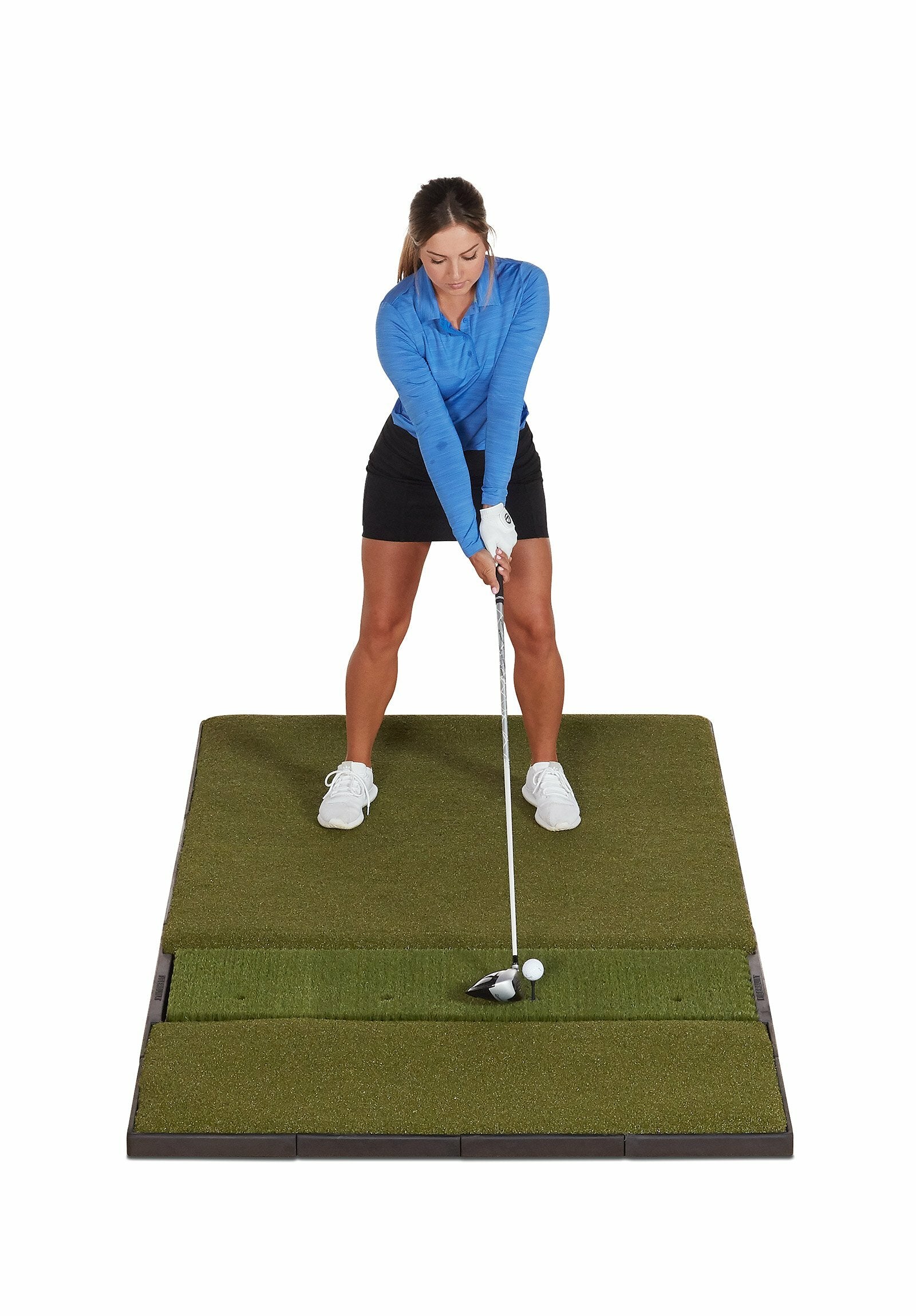 Fiberbuilt Studio Golf Mat, Single Hitting, 7' x 4'