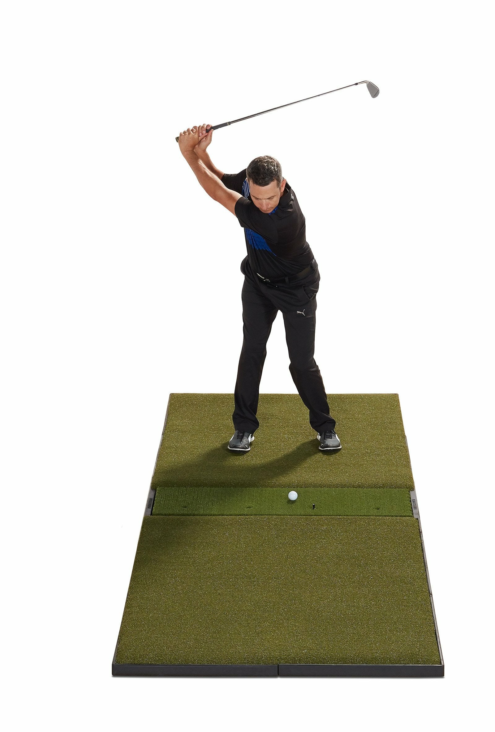 Fiberbuilt Studio Golf Mat, Center Hitting, 9' x 4'