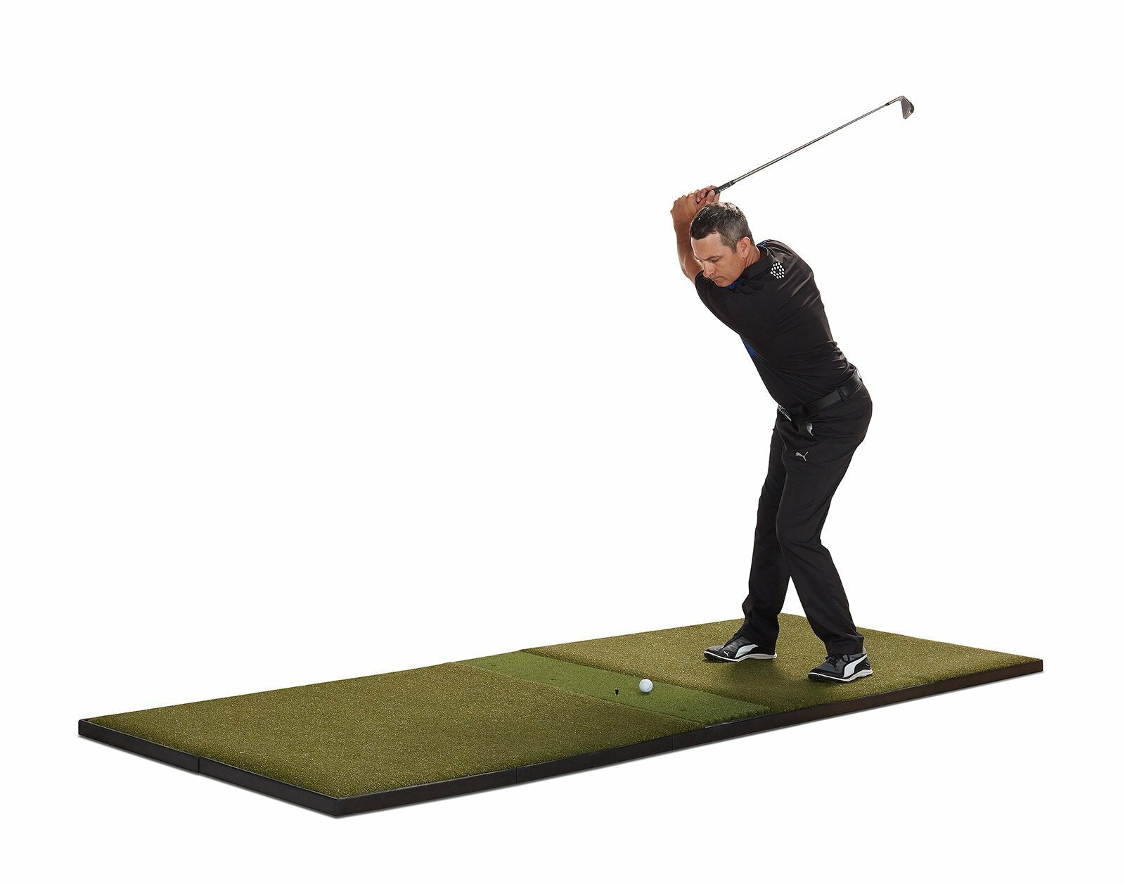 Fiberbuilt Studio Golf Mat, Center Hitting, 9' x 4'