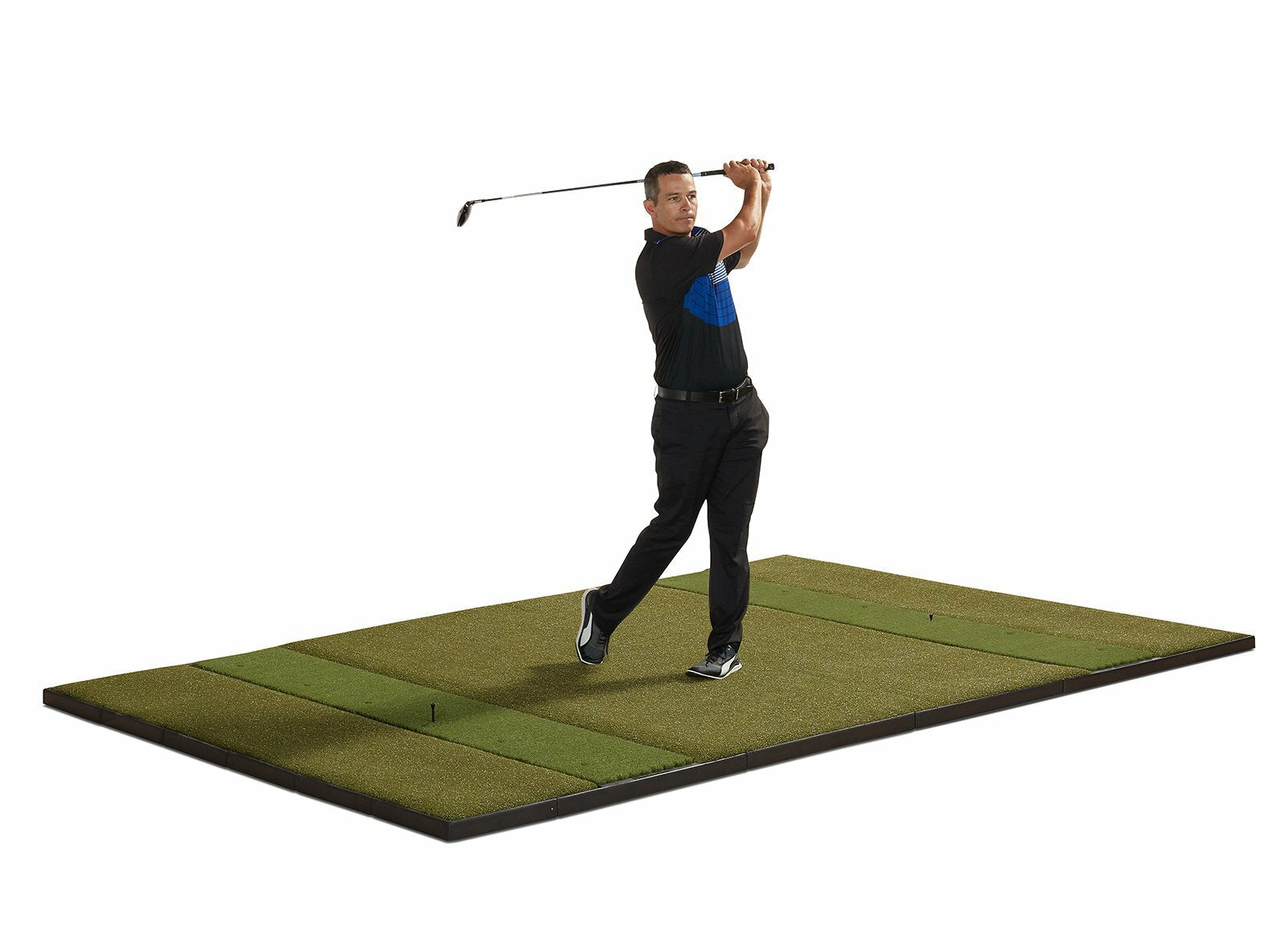 Fiberbuilt Studio Golf Mat, Center Stance, 10' x 6'