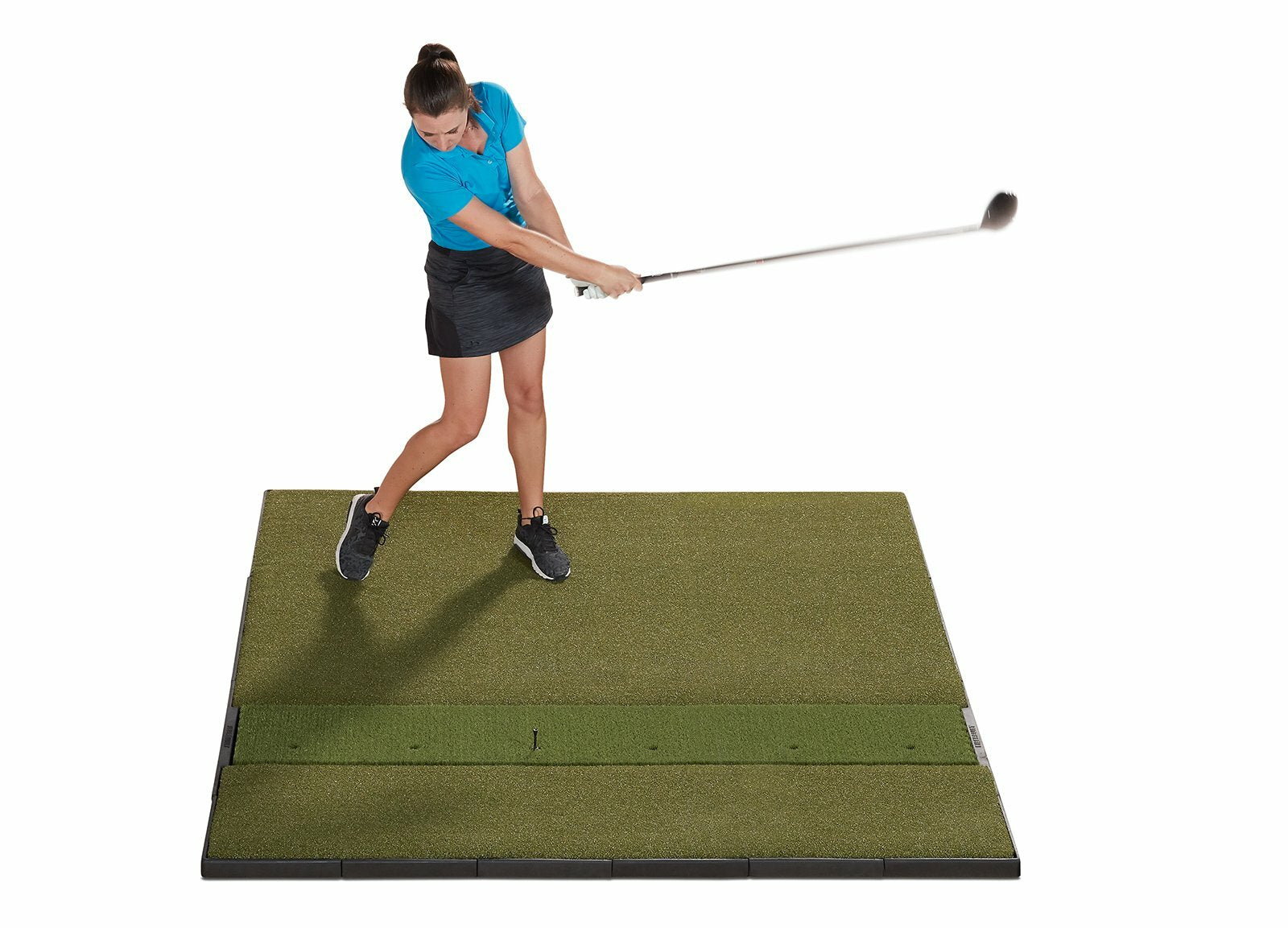 Fiberbuilt Studio Golf Mat, Single Hitting, 7' x 6'