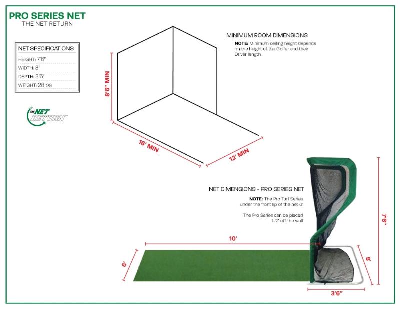 The Net Return Large Pro Series Golf Net — Better Birdies Golf